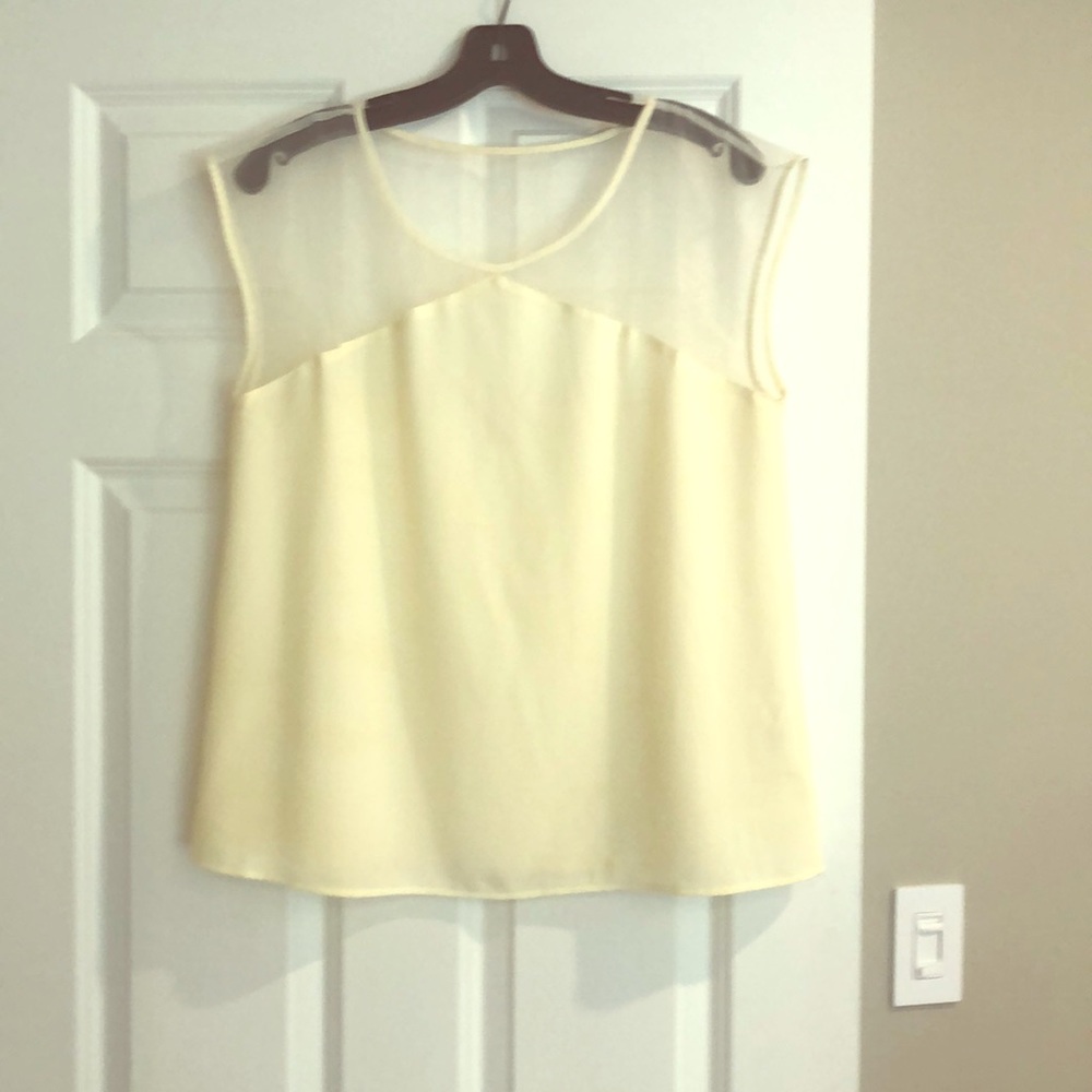 Fun yellow blouse. NWOT.